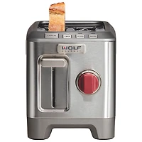 Grille-pain Gourmet de Wolf - 2 tranches - Acier inoxydable