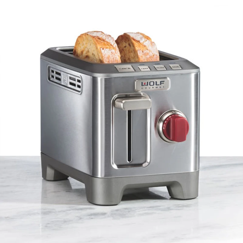 Grille-pain Gourmet de Wolf - 2 tranches - Acier inoxydable