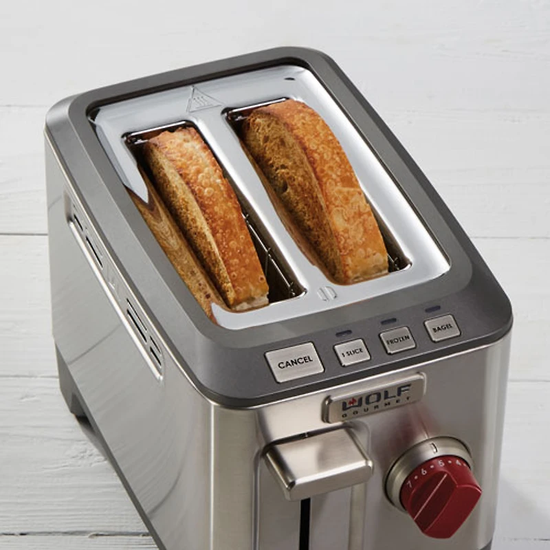Grille-pain Gourmet de Wolf - 2 tranches - Acier inoxydable