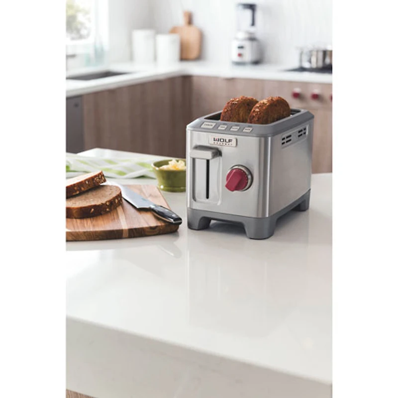 Grille-pain Gourmet de Wolf - 2 tranches - Acier inoxydable
