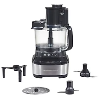 Robot culinaire Stack & Snap d'Hamilton Beach - 10 tasses - 500 W - Noir