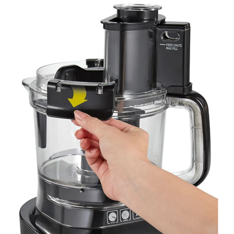 Robot culinaire Stack & Snap d'Hamilton Beach - 10 tasses - 500 W - Noir