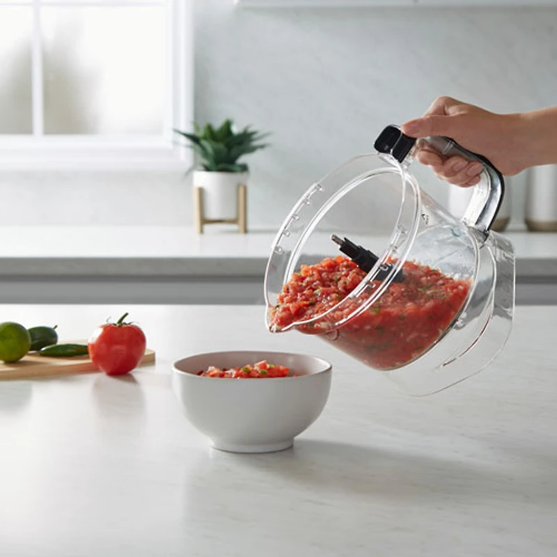 Robot culinaire Stack & Snap d'Hamilton Beach - 10 tasses - 500 W - Noir