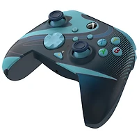 Manette avec fil REMATCH Glow de PDP pour Xbox Series X/S/Xbox One/PC - Bleu