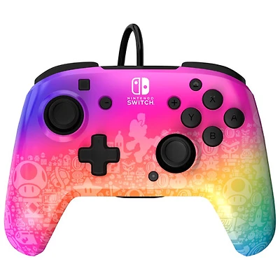 PDP REMATCH Wired Controller for Switch - Star Spectrum