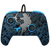 Manette avec fil REMATCH Glow de PDP pour Switch - Legend of Zelda