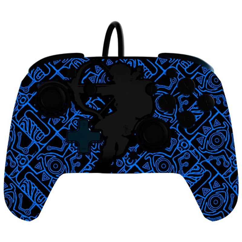 Manette avec fil REMATCH Glow de PDP pour Switch - Legend of Zelda