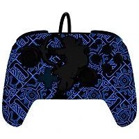 Manette avec fil REMATCH Glow de PDP pour Switch - Legend of Zelda