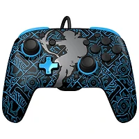 Manette avec fil REMATCH Glow de PDP pour Switch - Legend of Zelda