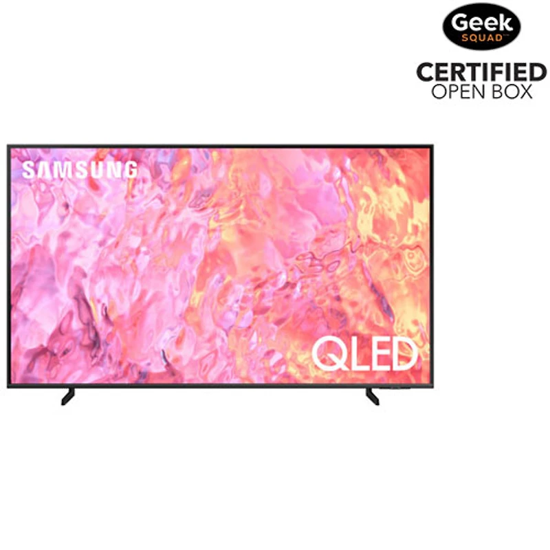 Boîte ouverte - Téléviseur intelligent HDR QLED UHD 4K de 50 po de Samsung (QN50Q60CAFXZC) - 2023 - Gris titane