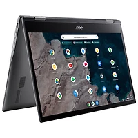 Chromebook à écran tactile de 13,3 po d'Acer - Argenté (SnapDragon 7c/SSD 64 Go/RAM 4 Go/ChromeOS) - Anglais