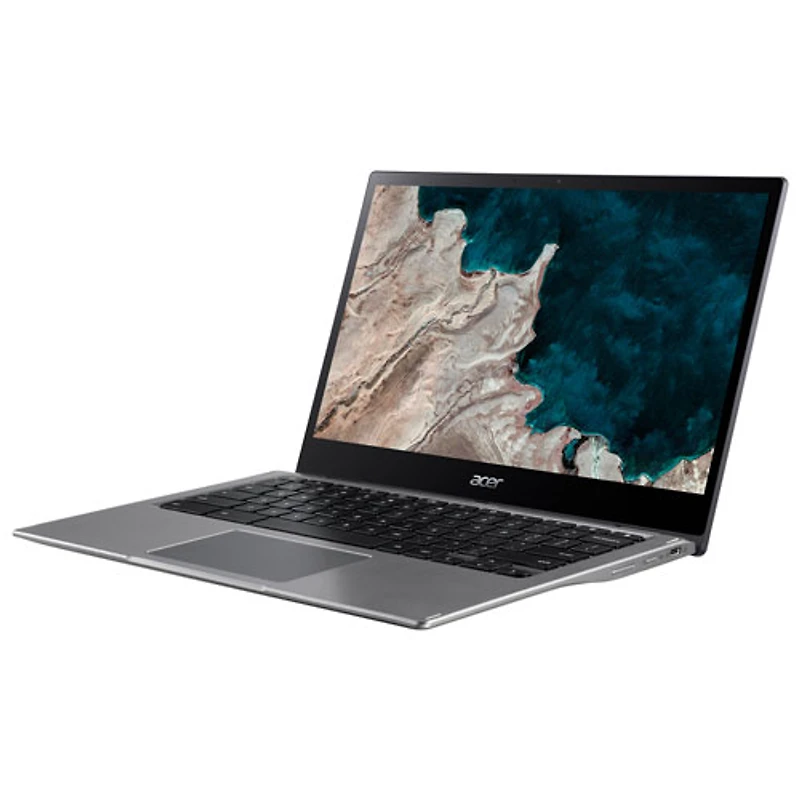 Chromebook à écran tactile de 13,3 po d'Acer - Argenté (SnapDragon 7c/SSD 64 Go/RAM 4 Go/ChromeOS) - Anglais
