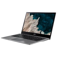 Chromebook à écran tactile de 13,3 po d'Acer - Argenté (SnapDragon 7c/SSD 64 Go/RAM 4 Go/ChromeOS) - Anglais