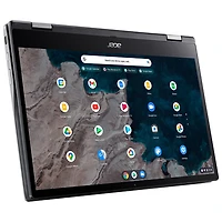Chromebook à écran tactile de 13,3 po d'Acer - Argenté (SnapDragon 7c/SSD 64 Go/RAM 4 Go/ChromeOS) - Anglais