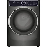 Open Box - Electrolux 8.0 Cu. Ft. Electric Steam Dryer (ELFE753CAT) - Grey - Scratch & Dent