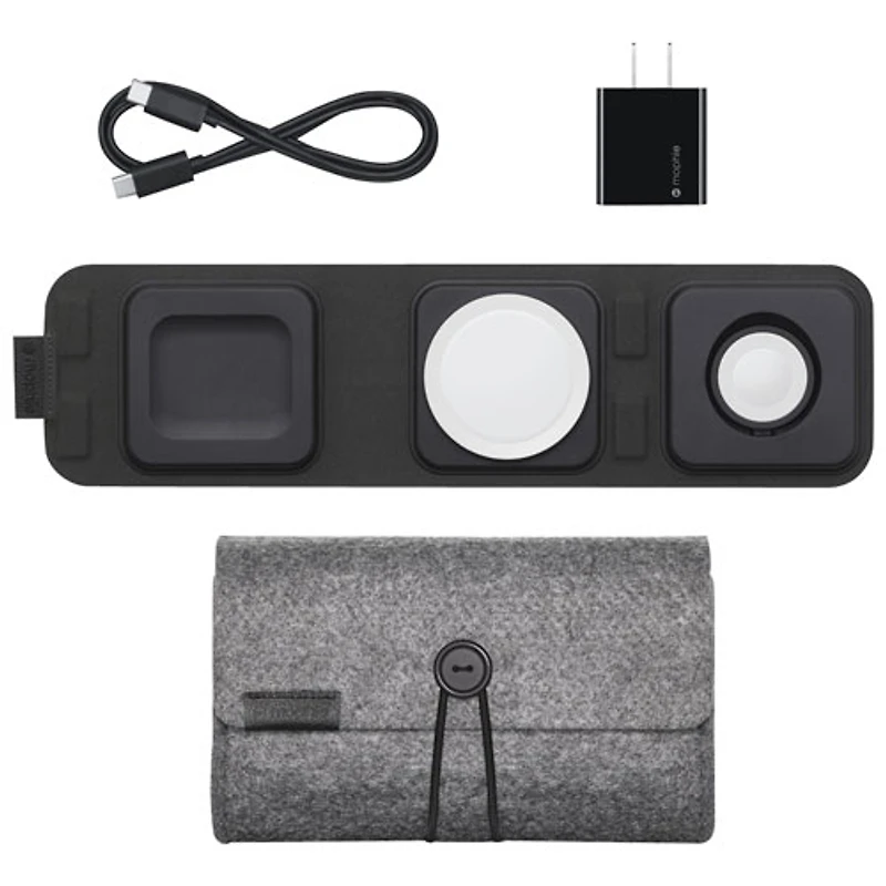 Mophie 3-in-1 15W Wireless Travel Charger with MagSafe