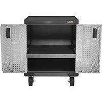 Gladiator Heavy Duty Welded Steel Modular GearBox Cabinet (GAGB272DLG) - Silver Tread