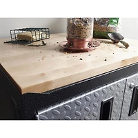 Gladiator Heavy Duty Welded Steel Modular GearBox Cabinet (GAGB272DLG) - Silver Tread