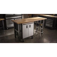 Gladiator Heavy Duty Welded Steel Modular GearBox Cabinet (GAGB272DLG) - Silver Tread