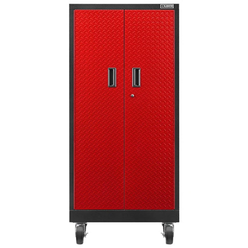 Gladiator Heavy Duty Welded Steel Storage Cabinet (GATB302DDR) - Red Tread