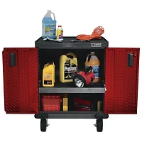 Gladiator Heavy Duty Welded Steel Storage Cabinet (GATB302DDR) - Red Tread
