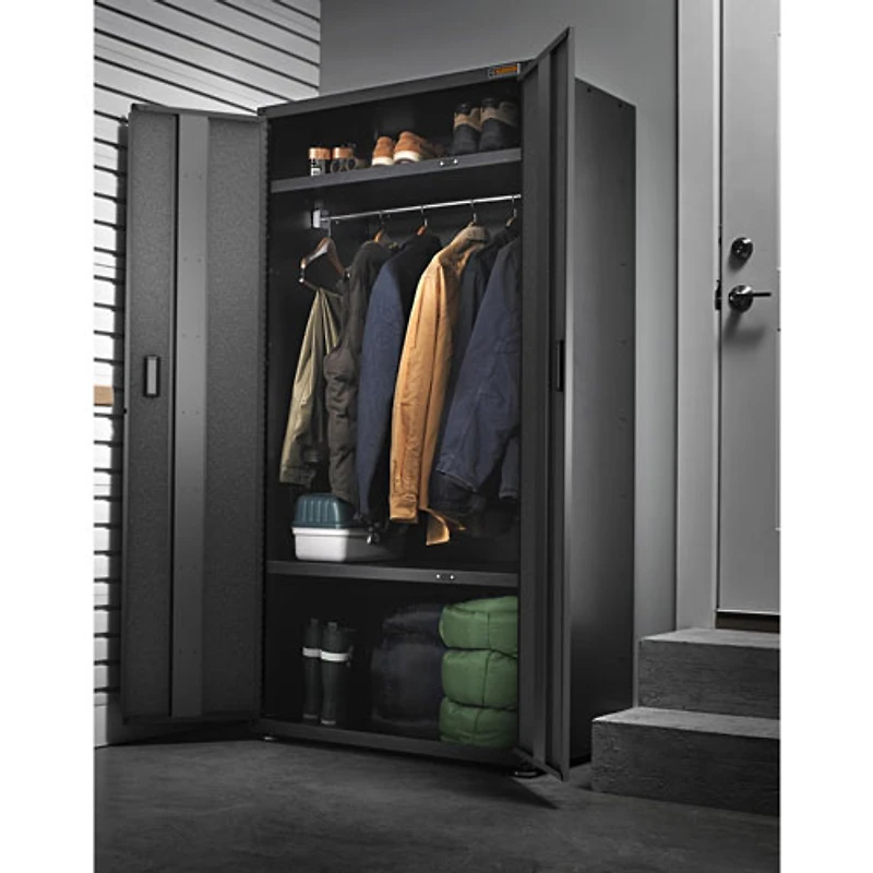 Gladiator Steel Storage Cabinet (GAJG36GRESG) - Hammered Granite
