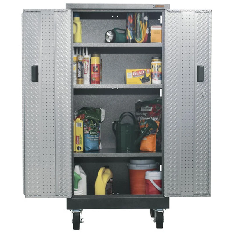 Armoire robuste en acier soudé de Gladiator (GATB302DRG) - Argenté