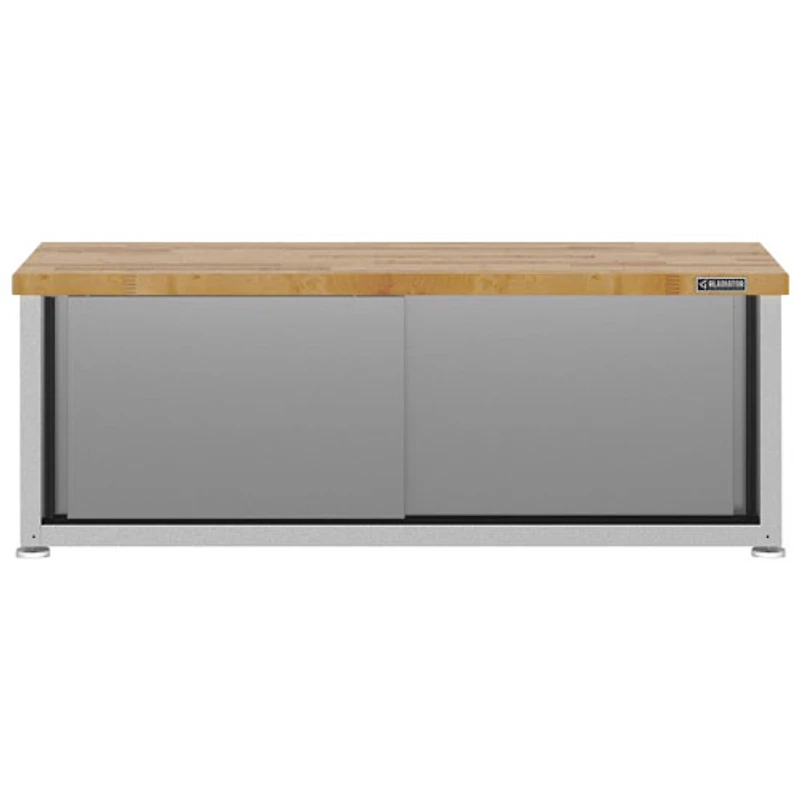 Banc de rangement en acier de Gladiator pour chaussures (GAGB54SBJW) - Ardoise grise