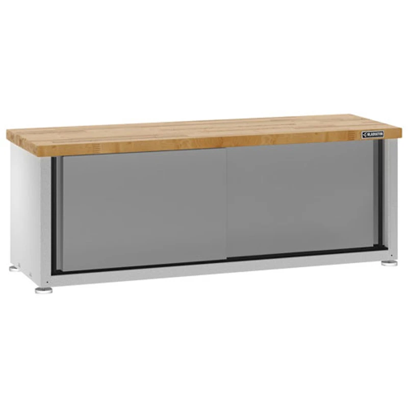 Banc de rangement en acier de Gladiator pour chaussures (GAGB54SBJW) - Ardoise grise