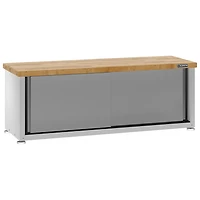Banc de rangement en acier de Gladiator pour chaussures (GAGB54SBJW) - Ardoise grise