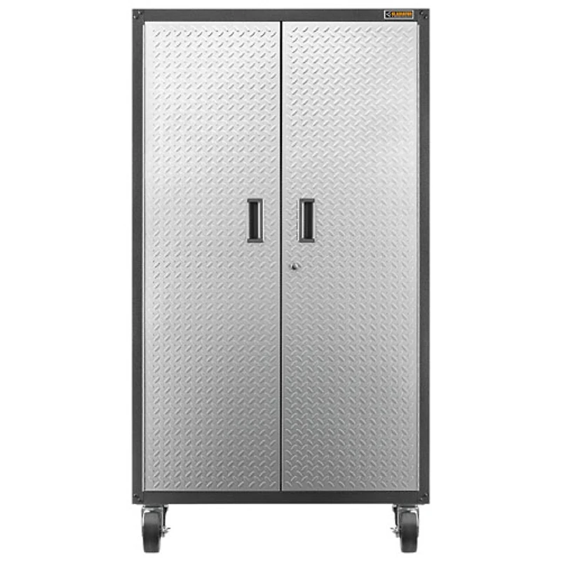 Gladiator Steel Storage Cabinet (GALG36CKXG) - Silver Tread