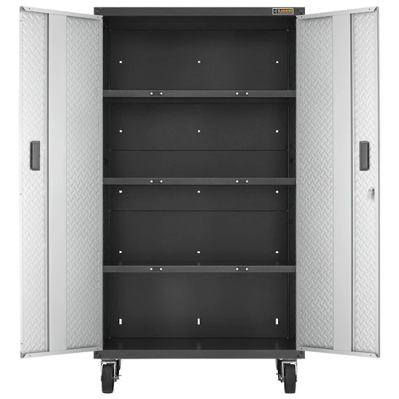 Gladiator Steel Storage Cabinet (GALG36CKXG) - Silver Tread
