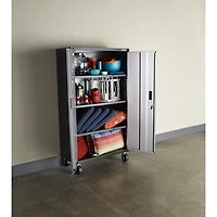 Gladiator Steel Storage Cabinet (GALG36CKXG) - Silver Tread