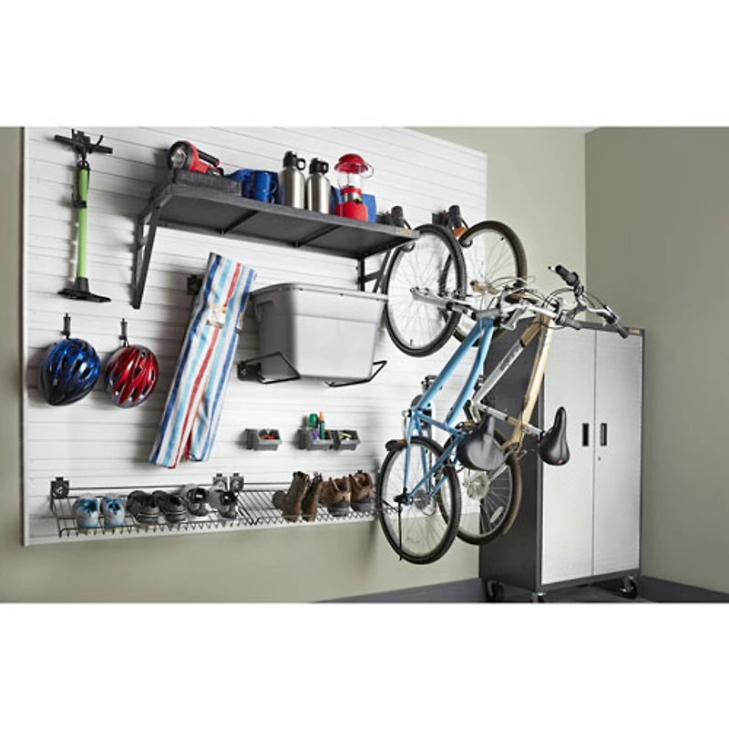 Gladiator Steel Storage Cabinet (GALG36CKXG) - Silver Tread