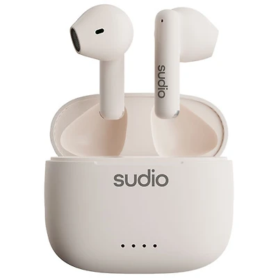 Écouteurs boutons 100 % sans fil A1 de Sudio Audio - Blanc
