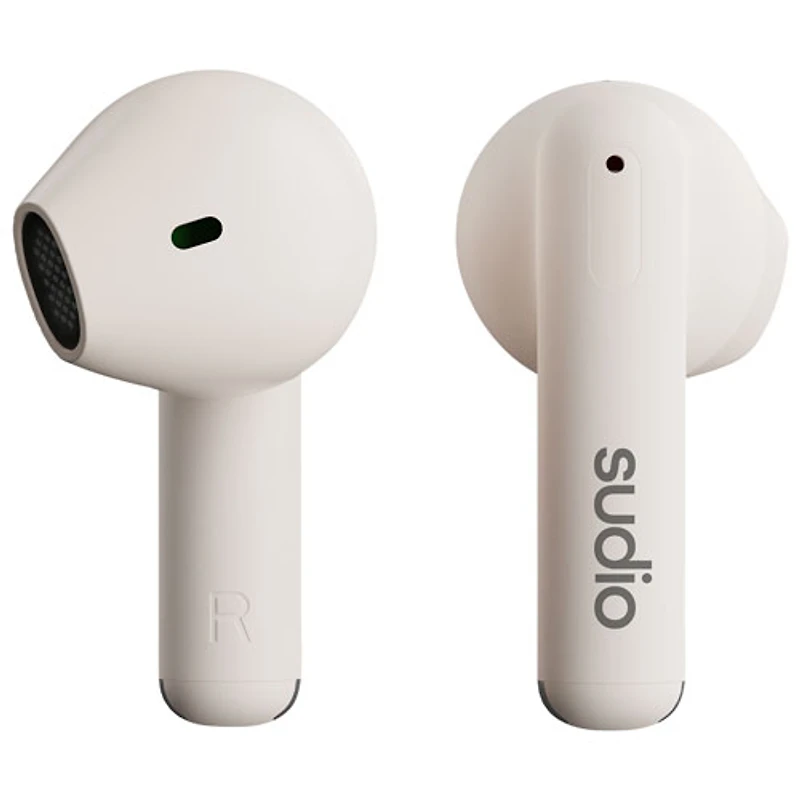 Écouteurs boutons 100 % sans fil A1 de Sudio Audio - Blanc