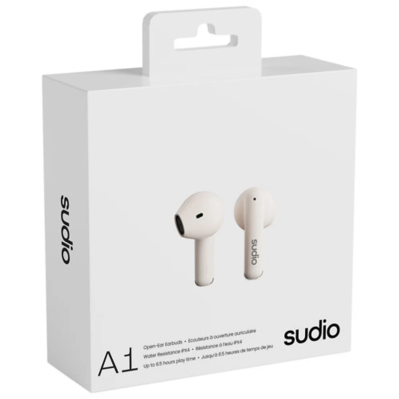 Écouteurs boutons 100 % sans fil A1 de Sudio Audio - Blanc