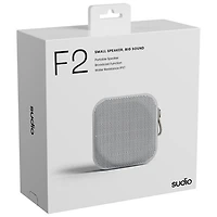 Haut-parleur sans fil Bluetooth F2 de Sudio Audio - Blanc