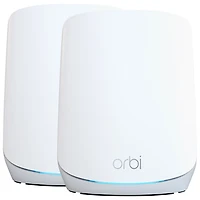 NETGEAR Orbi Tri-Band AX5400 Whole Home Mesh Wi-Fi 6 System (RBK762S-100CNS) - 2 Pack