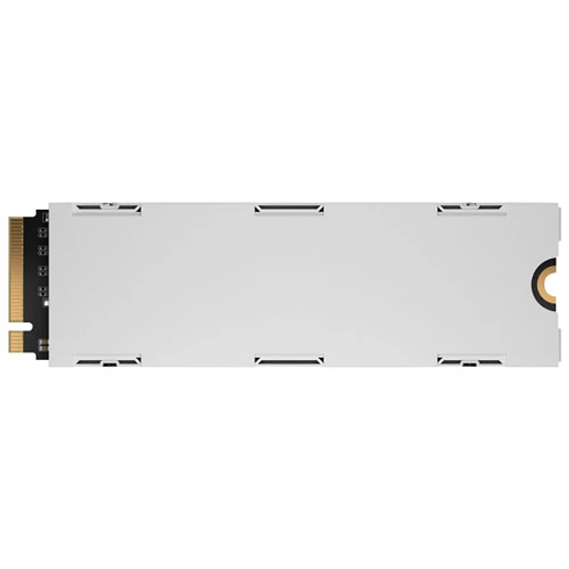 Disque SSD interne MP600 Pro LPX 2 To NVMe PCI-e (4e gén.) avec dissipateur thermique de Corsair - Optimisé pour la PS5 - Blanc