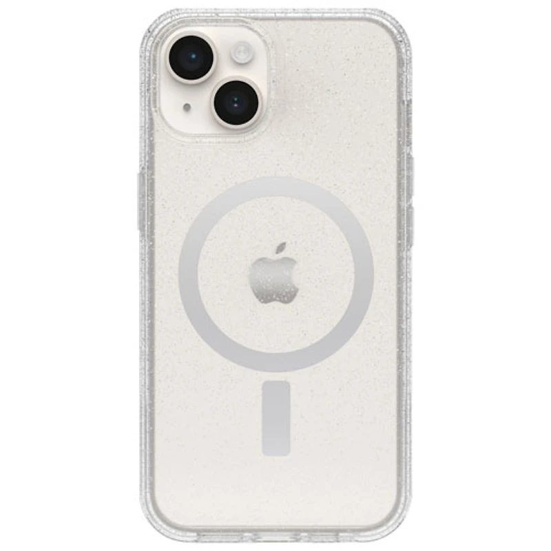 Étui rigide ajusté Symmetry d'OtterBox avec MagSafe pour iPhone 16e/15/14/13 - Poussière d'étoiles