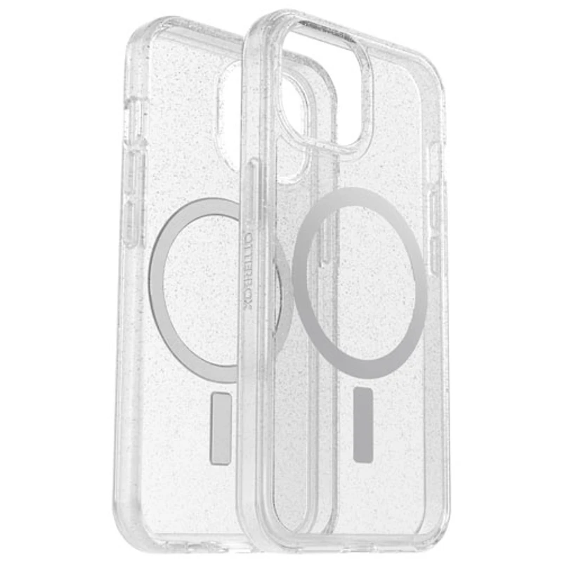 Étui rigide ajusté Symmetry d'OtterBox avec MagSafe pour iPhone 16e/15/14/13 - Poussière d'étoiles
