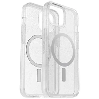 Étui rigide ajusté Symmetry d'OtterBox avec MagSafe pour iPhone 16e/15/14/13 - Poussière d'étoiles