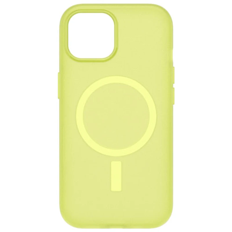 OtterBox Symmetry SoftTouch Fitted Hard Shell Case with MagSafe for iPhone 17e/16e/15/14/13 - Lemon