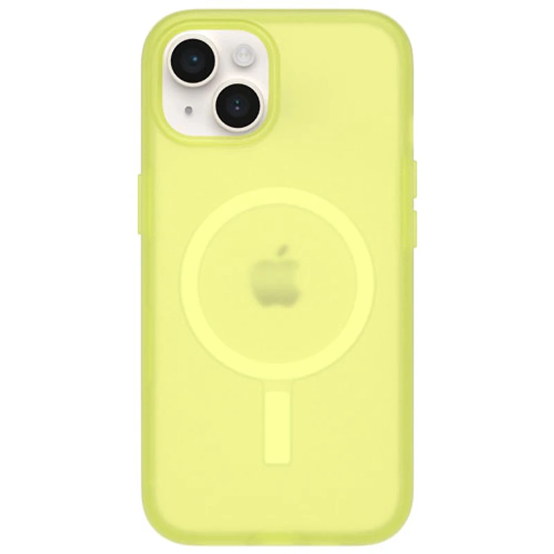 OtterBox Symmetry SoftTouch Fitted Hard Shell Case with MagSafe for iPhone 17e/16e/15/14/13 - Lemon
