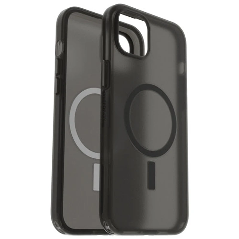 OtterBox Symmetry SoftTouch Fitted Hard Shell Case with MagSafe for iPhone 15 Plus - Black