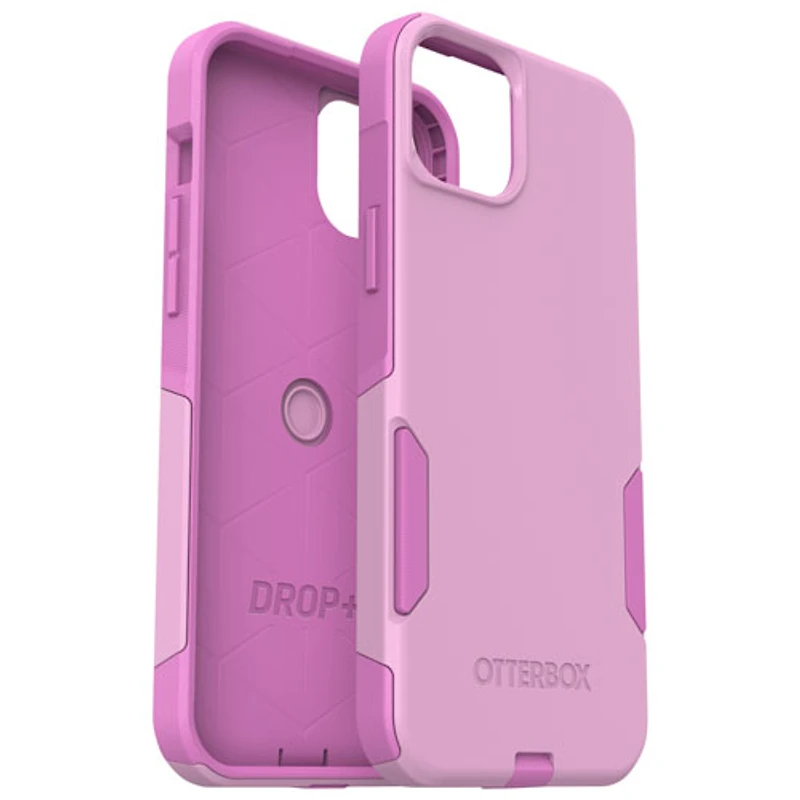 Étui rigide ajusté Commuter d'OtterBox pour iPhone 15 Plus - Rose