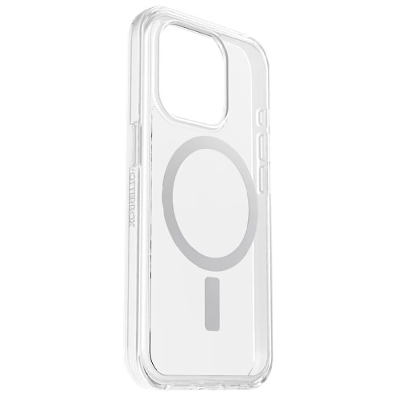 OtterBox Symmetry Fitted Hard Shell Case for iPhone 15 Pro - Clear