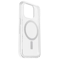 OtterBox Symmetry Fitted Hard Shell Case for iPhone 15 Pro - Clear