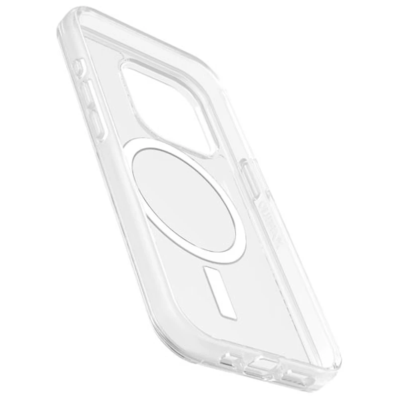 OtterBox Symmetry Fitted Hard Shell Case for iPhone 15 Pro - Clear